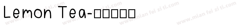 Lemon Tea字体转换